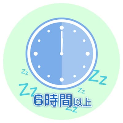 むくみの改善には6時間以上の睡眠を取ることが大切