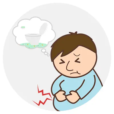 軽度の消化器異常が起こりやすい