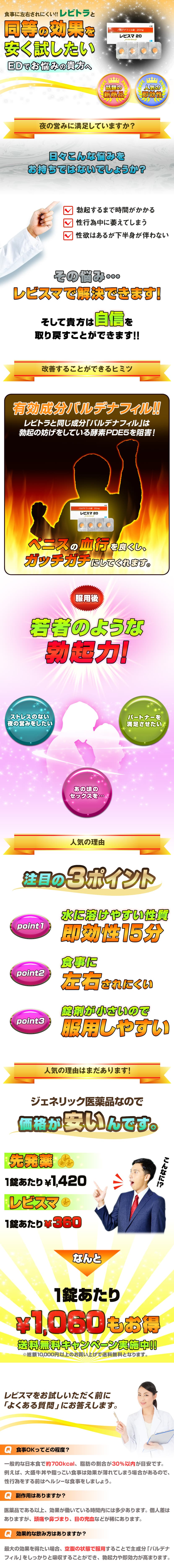 レビスマの効果