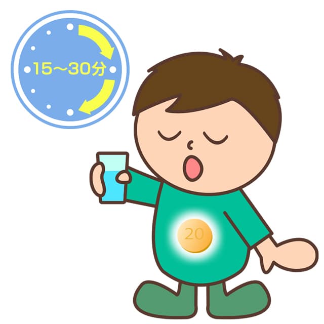 服用後15～30分ほどで効果があらわれて勃起をするサポートをします。