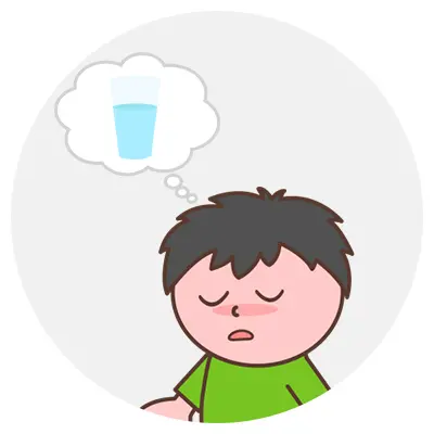 脱水に注意