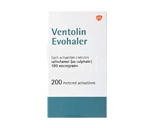 ベントリン喘息薬